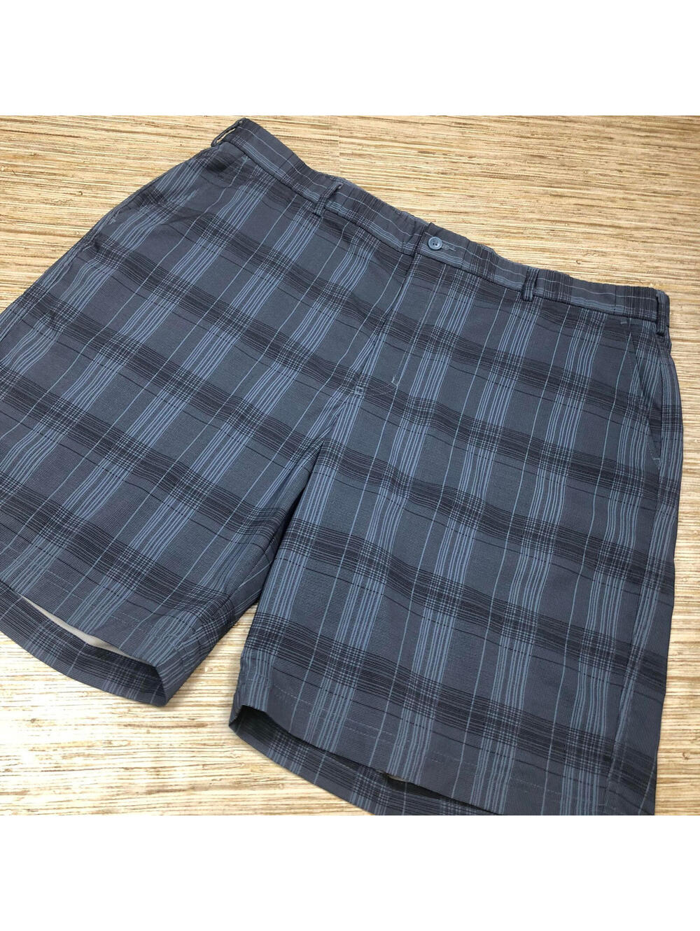 2917 Pebble Beach Dry-Luxe Mens Comfort Flex Performance Shorts Size 42 Blue